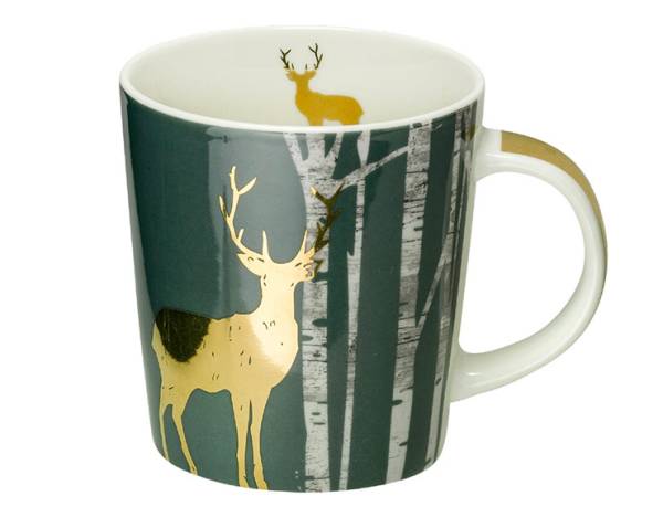 Teetasse »Green X-Mas Deer« mit Box