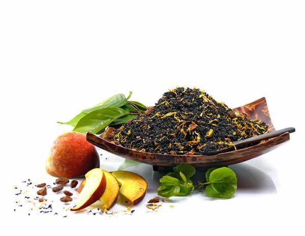 BIO Aroma Schwarztee »Roter Weinbergspfirsich«