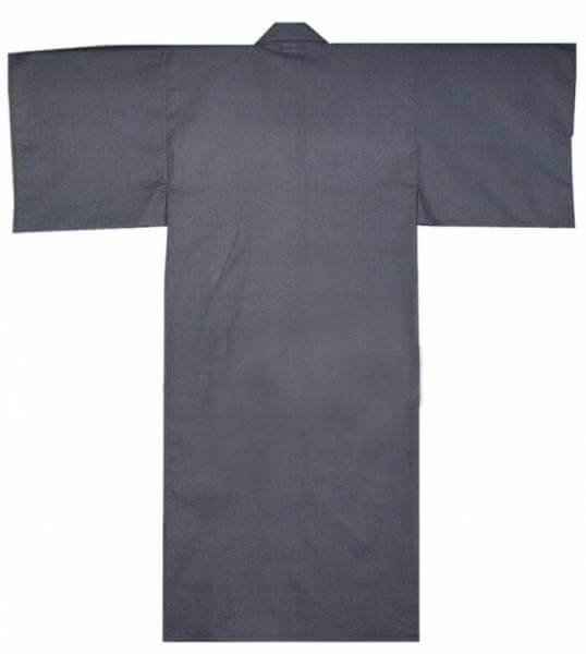 Japanischer Yukata »Fundo, blau-grau