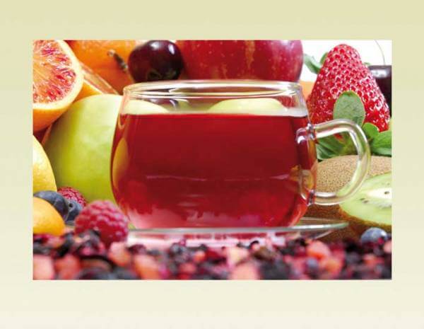 »Früchtetee frisch« Probier-Set mit vier Sorten