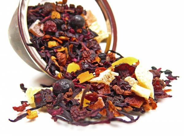 Weihnachtsfrüchte-Tee