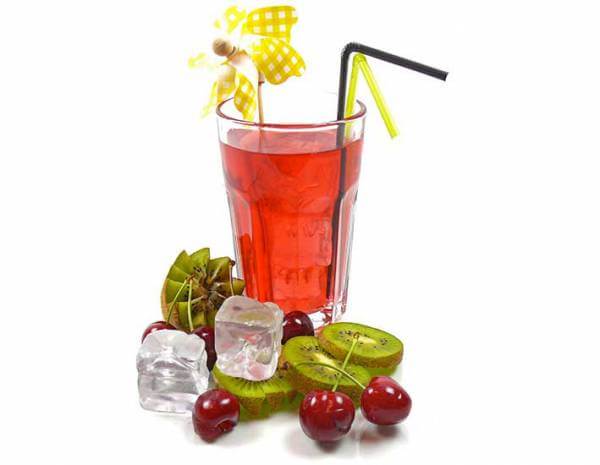 Magenmildes Frucht-Kaltgetränk »Kiwi-Kirsch«