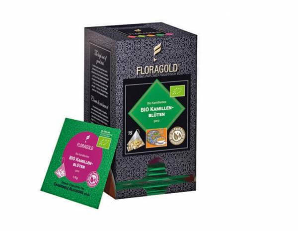 BIO Kräutertee »Kamillenblüten« Floragold Pyramiden-Teebeutel