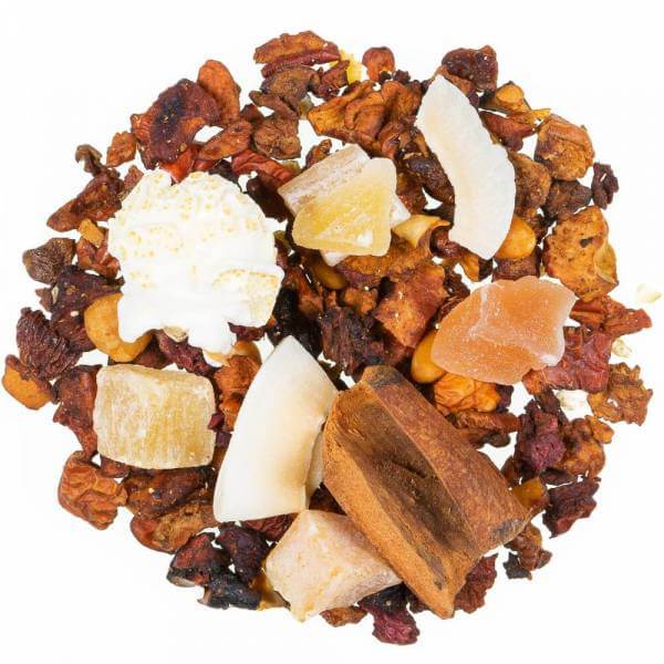 Milder Früchtetee »Knusperhäuschen« Floragold Pyramiden-Teebeutel