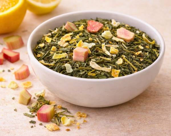 Aroma Grüntee »Bergamotte-Rhabarber«