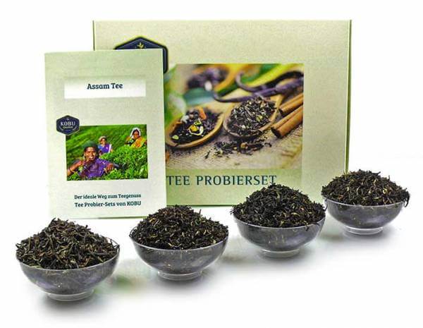 »Schwarztee Assam« Probier-Set mit vier Sorten
