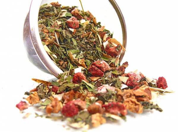 Kräutertee »Erdbeer-Minze«