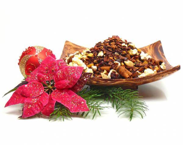 Weihnachts Früchtetee »Knusperhäuschen« in Geschenktüte