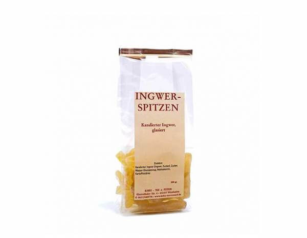Ingwerspitzen glasiert, 100g-Pack