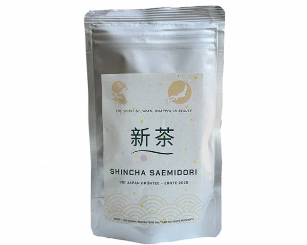 BIO Grüntee Shincha »Saemidori« 100g-Beutel