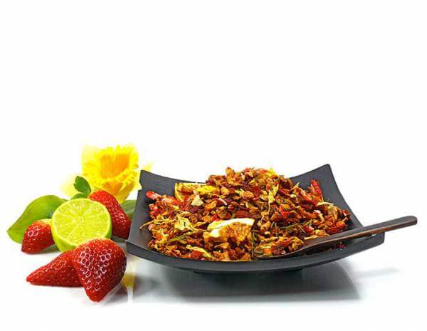 Magenmilder Früchte Tee »Limette-Erdbeer«