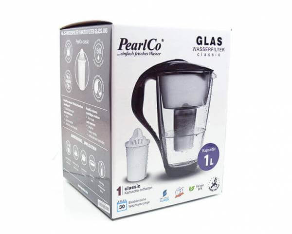 »Pearl-Co« Wasserfiltersytem Glas