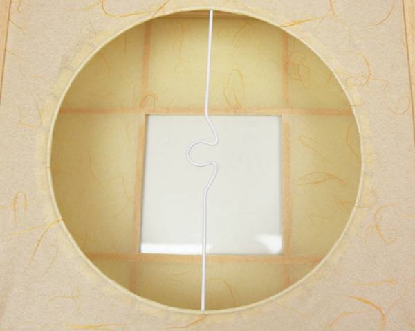 Japan Lampenschirm eckig aus Seidenpapier